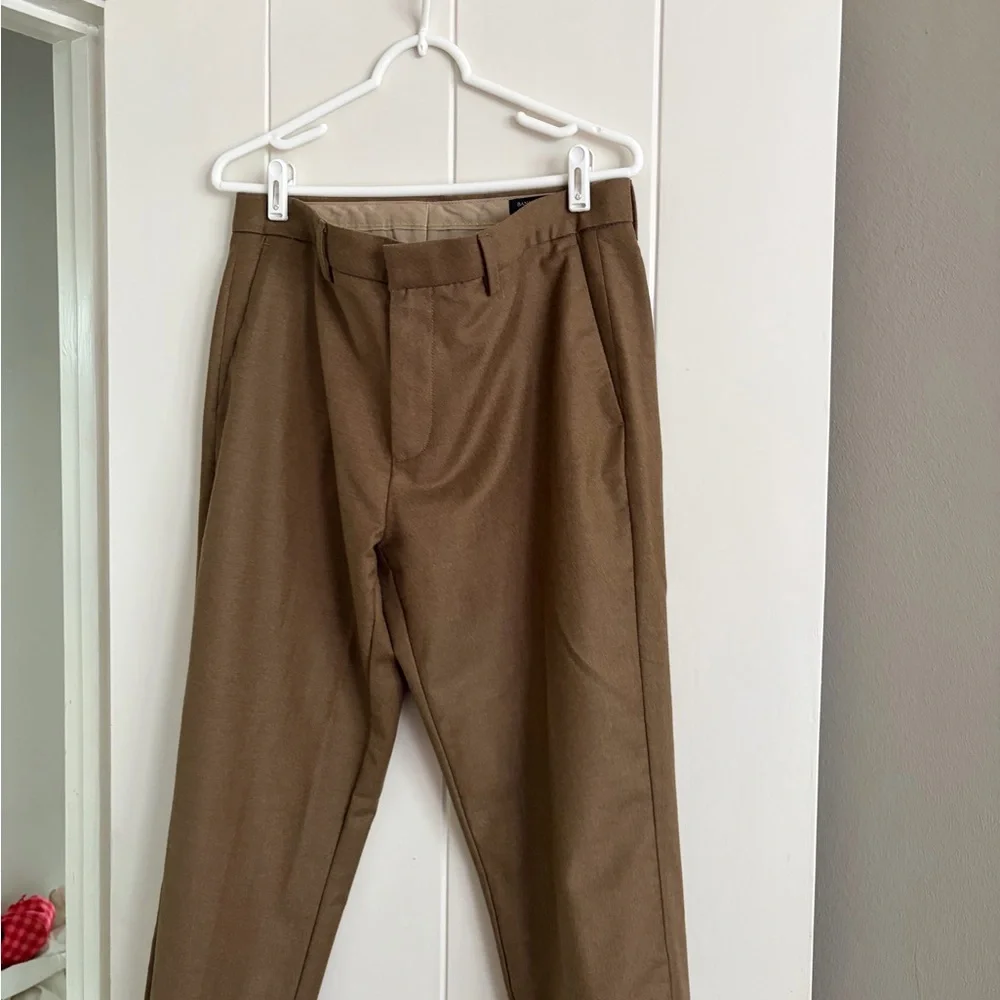 Brown 100% Wool Banana Republic Dress Pants